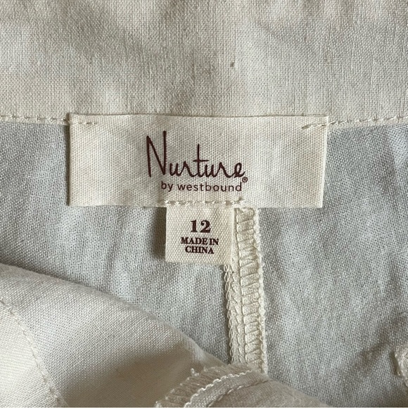 Nurture by Westbound Mid-Rise Wide Leg Ankle Length Pants - Picture 6 of 9